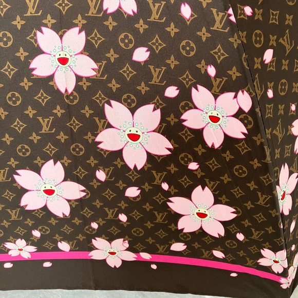 RARE LOUIS VUITTON & MURAKAMI CHERRY BLOSSOM UMBRELLA - Picture 8 of 16